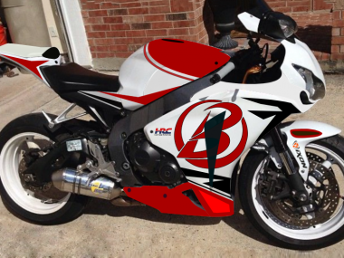 Großhandel Honda CBR1000RR Motorrad Verkleidung 2008-2011 - Weiss Rot