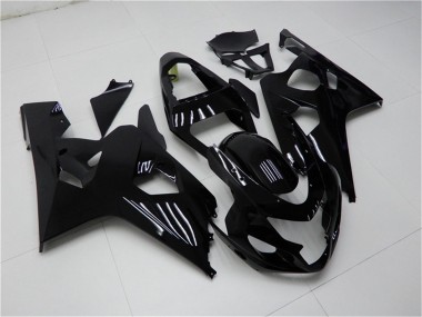 Großhandel Suzuki GSXR 600/750 Motorrad Verkleidung 2004-2005 - Glanzendes Schwarz