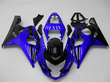 Großhandel Suzuki GSXR 600/750 Motorrad Verkleidung 2004-2005 - Blau Glanzendes Schwarz