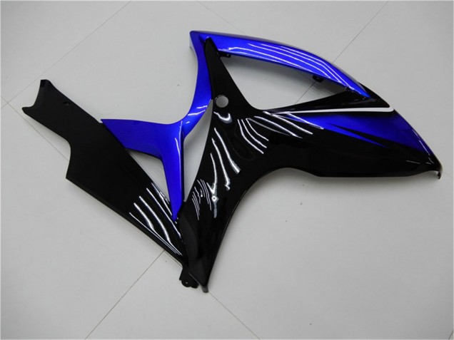 Großhandel Suzuki GSXR 600/750 Motorrad Verkleidung 2006-2007 - Blau Glanzendes Schwarz
