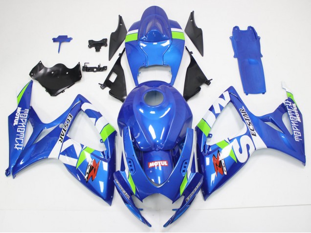 Großhandel Suzuki GSXR 600/750 Motorrad Verkleidung 2006-2007 - Blau Weiss Grun Rot
