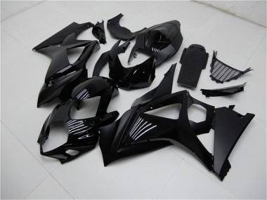 Großhandel Suzuki GSXR 1000 Motorrad Verkleidung 2007-2008 - Glanzendes Schwarz Matt Schwarz Kein Aufkleber