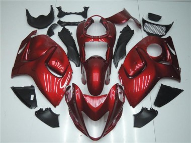 Großhandel Suzuki GSXR 1300 Hayabusa Motorrad Verkleidung 2008-2020 - Bonbon Rot