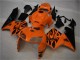 Großhandel Honda CBR600RR Motorrad Verkleidung 2005-2006 - Orange Schwarz Flamme