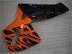 Großhandel Honda CBR600RR Motorrad Verkleidung 2005-2006 - Orange Schwarz Flamme