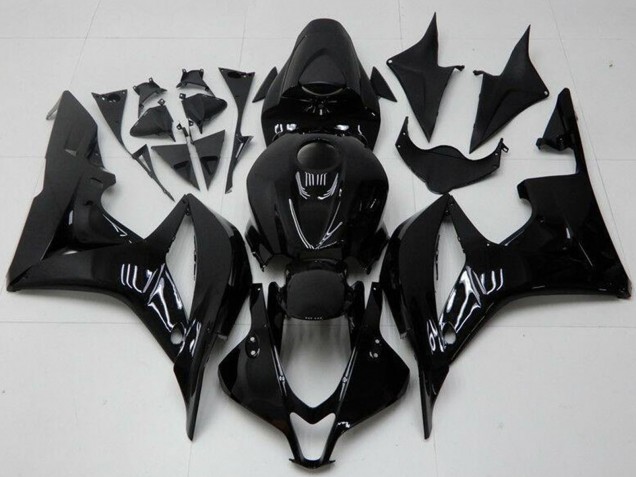 Großhandel Honda CBR600RR Motorrad Verkleidung 2007-2008 - Glanzendes Schwarz