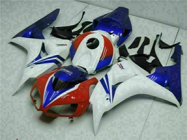 Großhandel Honda CBR1000RR Motorrad Verkleidung Kit 2006-2007 - Weiss Rot Blau HRC