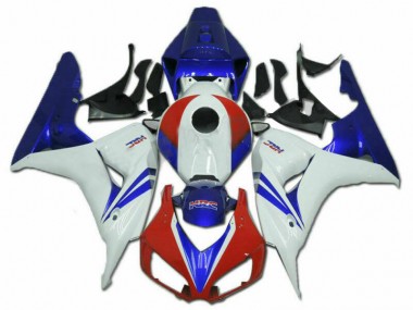 Großhandel Honda CBR1000RR Motorrad Verkleidung Kit 2006-2007 - Weiss Rot Blau HRC