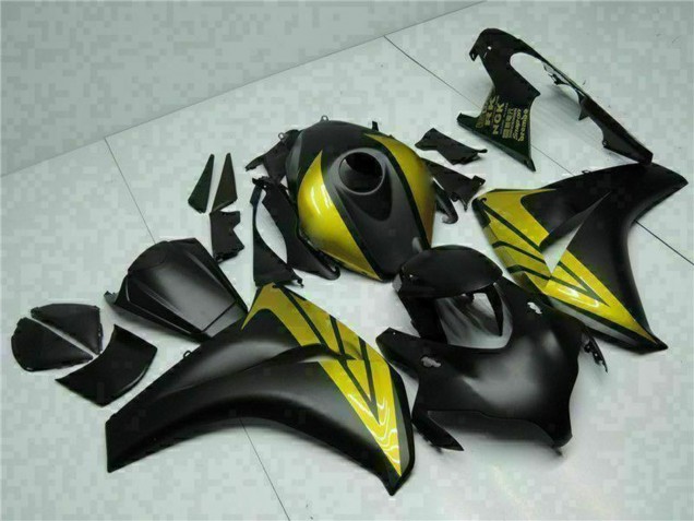 Großhandel Honda CBR1000RR Motorrad Verkleidung 2008-2011 - Matt Schwarz Gold
