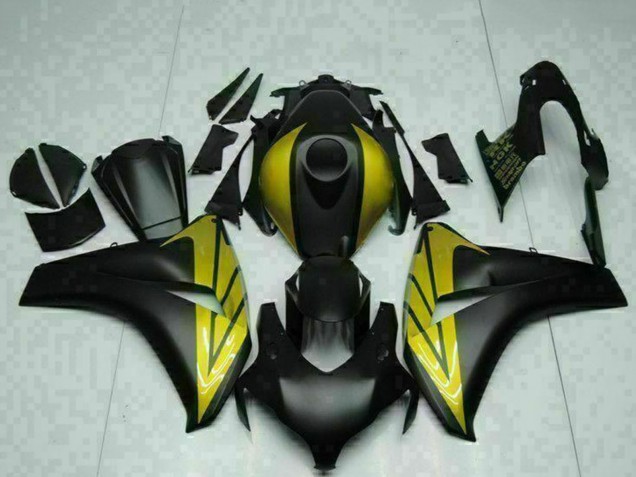 Großhandel Honda CBR1000RR Motorrad Verkleidung 2008-2011 - Matt Schwarz Gold