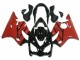 Großhandel Honda CBR600 F4i Motorrad Verkleidungen Kit 2004-2007 - Rot Glanzendes Schwarz