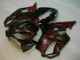 Großhandel Honda CBR600 F4i Motorrad Verkleidung 2004-2007 - Glanzendes Schwarz Rot Flamme
