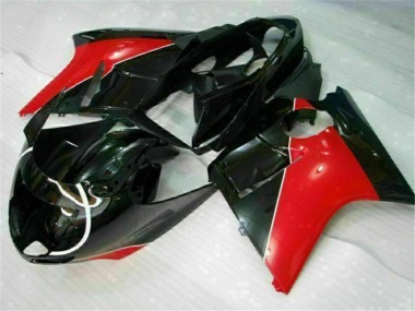Großhandel Honda CBR1100XX Blackbird Motorrad Verkleidung 1996-2007 - Rot Glanzendes Schwarz