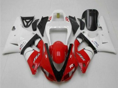 Großhandel Yamaha YZF R1 Motorrad Verkleidung 1998-1999 - Weiss Rot Schwarz