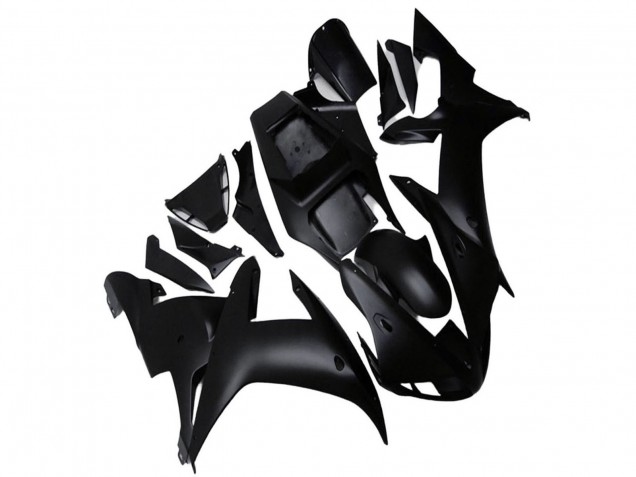 Großhandel Yamaha YZF R1 Motorrad Verkleidung 2002-2003 - Matt Schwarz