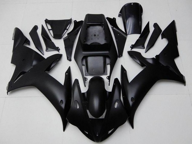 Großhandel Yamaha YZF R1 Motorrad Verkleidung 2002-2003 - Matt Schwarz