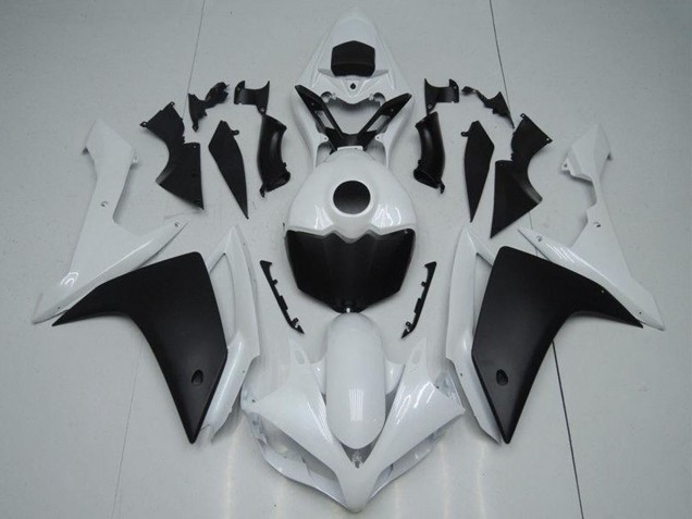 Großhandel Yamaha YZF R1 Motorrad Verkleidung 2007-2008 - Weiss Matt Schwarz
