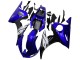 Großhandel Yamaha YZF R6 Motorrad Verkleidung 2003-2004 - Blau Weiss Glanzendes Schwarz