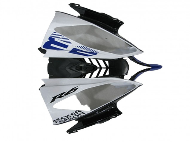 Großhandel Yamaha YZF R6 Motorrad Verkleidung 2008-2016 - Weiss Blau Matt Schwarz Yamalube
