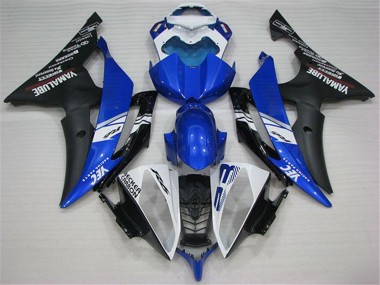 Großhandel Yamaha YZF R6 Motorrad Verkleidung 2008-2016 - Weiss Blau Matt Schwarz Yamalube