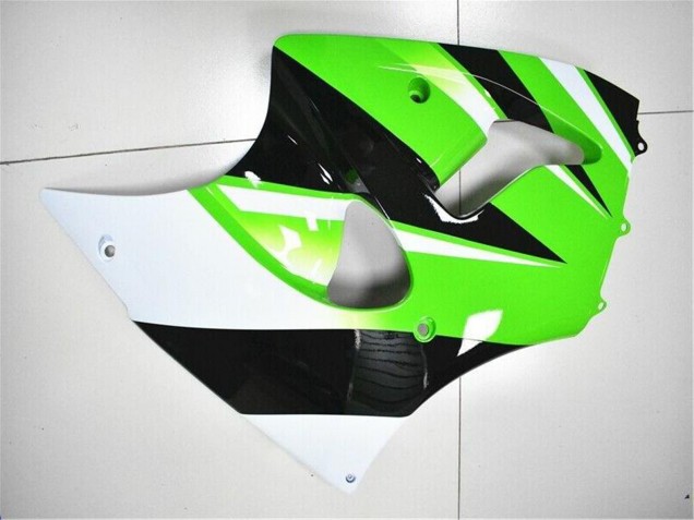 Großhandel Kawasaki ZX6R Motorrad Verkleidung Kit 2000-2002 - Grun Weiss Schwarz