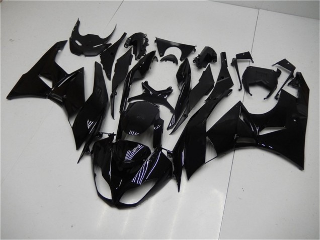 Großhandel Kawasaki ZX6R Motorrad Verkleidung 2009-2012 - Glanzendes Schwarz