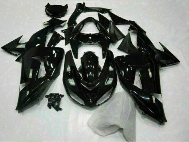 Großhandel Kawasaki ZX10R Motorrad Verkleidung 2006-2007 - Glanzendes Schwarz