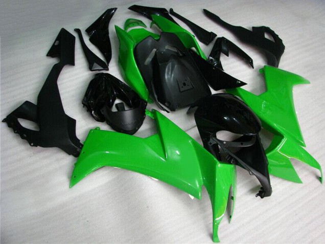 Großhandel Kawasaki ZX10R Motorrad Verkleidung Kit 2008-2010 - Grun Schwarz