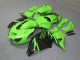 Großhandel Kawasaki ZX14R ZZR1400 Motorrad Verkleidung 2006-2011 - Grun Glanzendes Schwarz