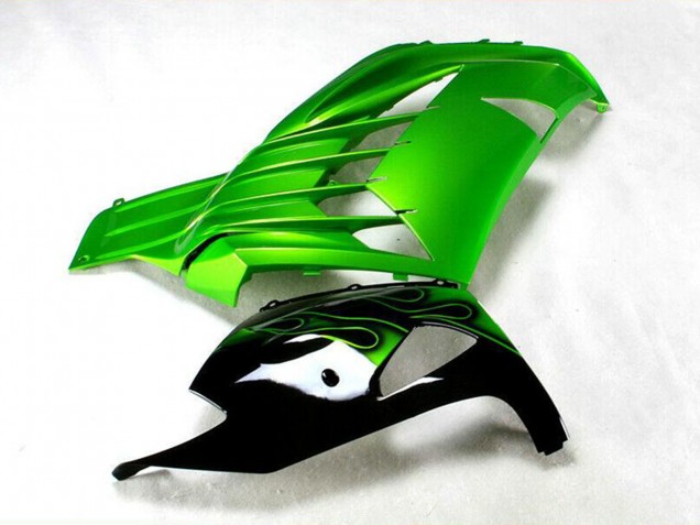Großhandel Kawasaki ZX14R ZZR1400 Motorrad Verkleidung 2012-2024 - Grun Glanzendes Schwarz