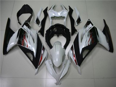 Großhandel Kawasaki Ninja 300 EX300R Motorrad Verkleidung 2013-2024 - Weiss Rot Schwarz