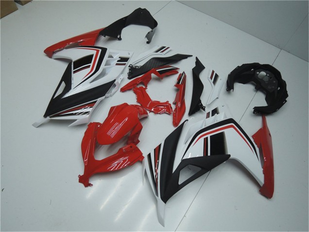 Großhandel Kawasaki Ninja 300 EX300R Motorrad Verkleidung 2013-2024 - Weiss Rot Schwarz