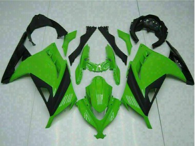 Großhandel Kawasaki Ninja 300 EX300R Motorrad Verkleidung 2013-2024 - Grun Schwarz