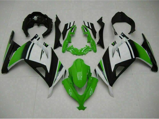 Großhandel Kawasaki Ninja 300 EX300R Motorrad Verkleidung 2013-2024 - Weiss Grun Schwarz