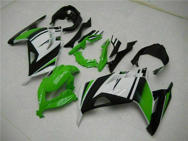 Großhandel Kawasaki Ninja 300 EX300R Motorrad Verkleidung 2013-2024 - Weiss Grun Schwarz
