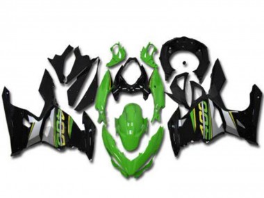 Großhandel Kawasaki EX400 Motorrad Verkleidung 2018-2024 - Grun Schwarz Grau
