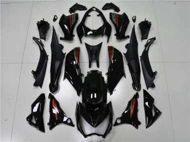 Großhandel Kawasaki Z800 Motorrad Verkleidung 2013-2018 - Glanzendes Schwarz Rot Silber