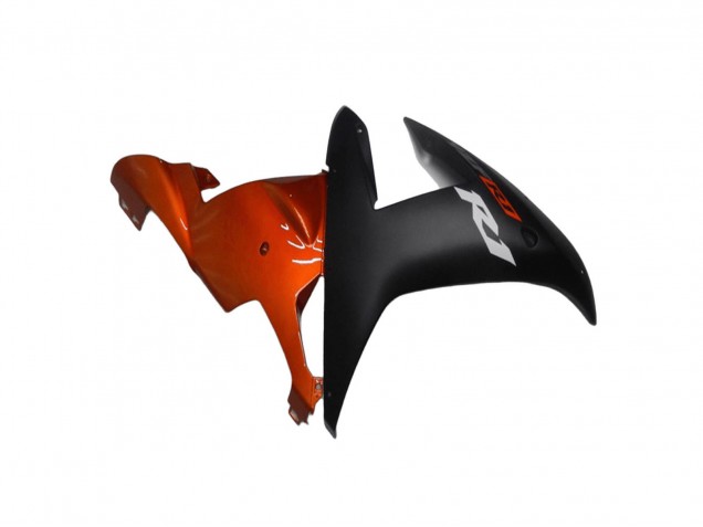 Großhandel Yamaha YZF R1 Motorrad Verkleidung 2002-2003 - Orange Matt Schwarz