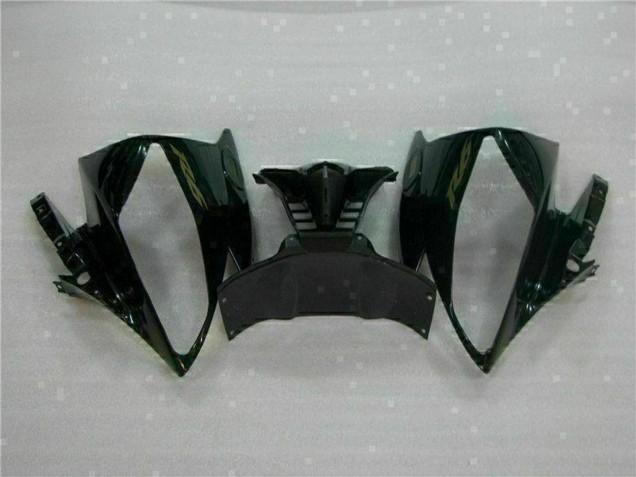 Großhandel Yamaha YZF R6 Motorrad Verkleidung 2006-2007 - Glanzendes Schwarz Matt Schwarz Gold Aufkleber