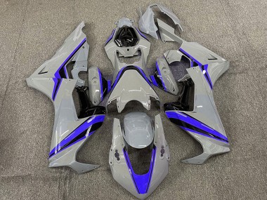 Großhandel Honda CBR1000RR Motorrad Verkleidung 2017-2023 - Nardo Grau mit Blau Streifen