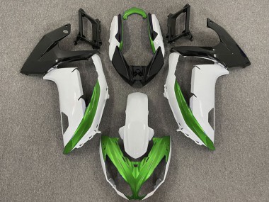 Großhandel Kawasaki Ninja 650R Motorrad Verkleidung 2009-2011 - Weiss Grun Matt Schwarz