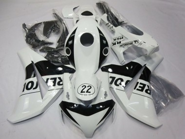 Großhandel Honda CBR1000RR Motorrad Verkleidung 2008-2011 - Weiss Glanzendes Schwarz Repsol 22