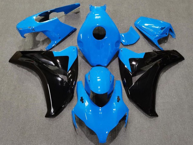 Großhandel Honda CBR1000RR Motorrad Verkleidung 2008-2011 - Babyblau Glanzendes Schwarz