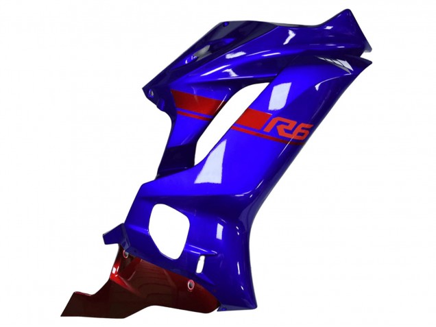 Großhandel Yamaha YZF R6 Motorrad Verkleidung 2017-2023 - Blau Rot