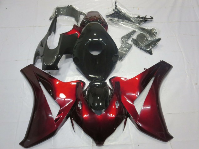 Großhandel Honda CBR1000RR Motorrad Verkleidung 2008-2011 - Bonbon Rot Schwarz