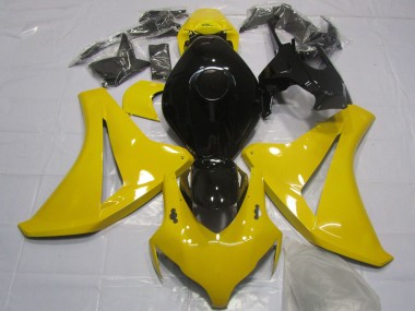 Großhandel Honda CBR1000RR Motorrad Verkleidung 2008-2011 - Gelb Glanzendes Schwarz
