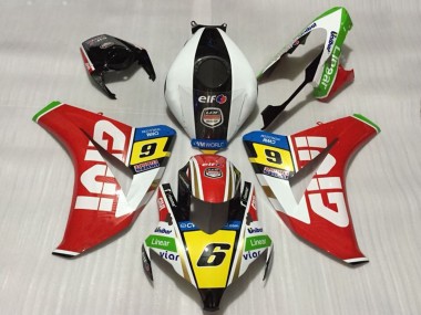 Großhandel Honda CBR1000RR Motorrad Verkleidung 2008-2011 - Weiss Rot Gelb Grun Schwarz Givi 6