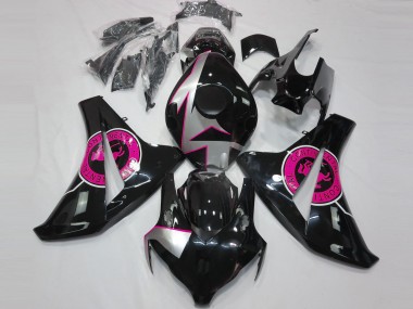 Großhandel Honda CBR1000RR Motorrad Verkleidung 2008-2011 - Silber Rosa Glanzendes Schwarz