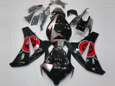 Großhandel Honda CBR1000RR Motorrad Verkleidung 2008-2011 - Silber Rot Glanzendes Schwarz