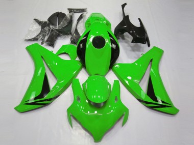 Großhandel Honda CBR1000RR Motorrad Verkleidung 2008-2011 - Grun Glanzendes Schwarz OEM Stil
